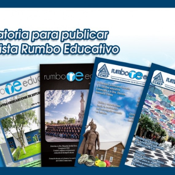 Convocatoria para revista «Rumbo Educativo».