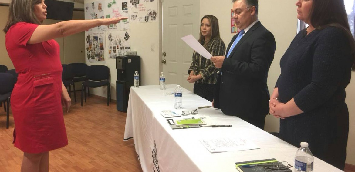 Como producto de Curso de Titulación Mejora Escolar, esta mañana, Hilda Irene Pérez Irigoyen, de CCHEP extensión Cuauhtémoc, presentó su producto profesional denominado «No al alcoholismo en la escuela».