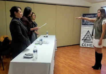 ¡Muchísimas felicidades Mtra. Maggy Corral González, el CCHEP se congratula con tu titulación y te desea éxito en la continuación de tu proyecto!