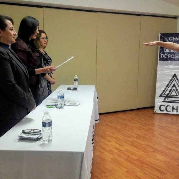 ¡Muchísimas felicidades Mtra. Maggy Corral González, el CCHEP se congratula con tu titulación y te desea éxito en la continuación de tu proyecto!