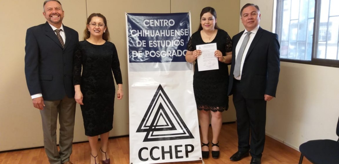 ¡Alejandra recibe el reconocimiento de la comunidad del Cchep por este gran logro!