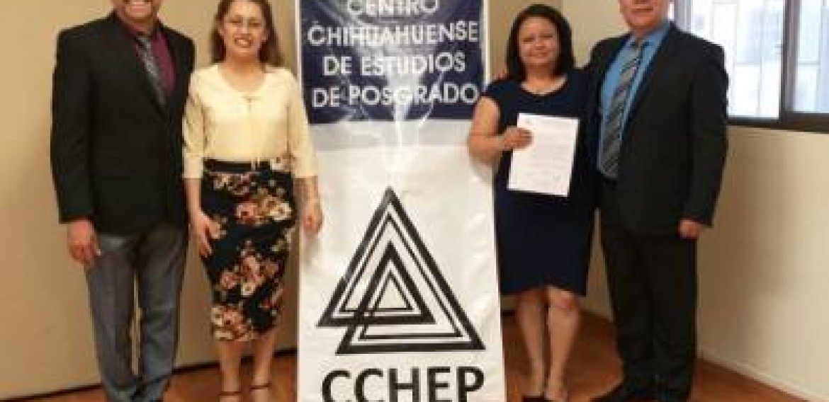 ¡Enhorabuena Mtra. Angélica, el CCHEP la felicita y le desea éxito en el seguimiento e implementación de su proyecto!