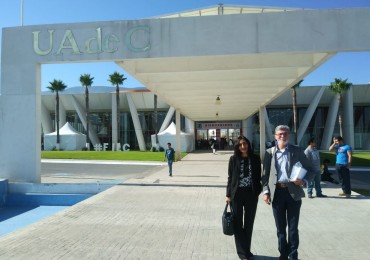 En el marco de la Feria Internacional del Libro de Coahuila (FILC) 2019 y a través del SNTE y del Fondo Editorial del Magisterio, la Mtra. Irma Elena Vázquez Pérez y el Dr. Sergio Arturo Payán Gómez presentaron el libro: Estrategias y acciones que fortalecen la autonomía de gestión en el CTE.