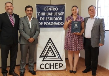 El CCHEP se congratula con el éxito profesional de la Mtra. Thelma Paola, muchísimas felicidades, enhorabuena!