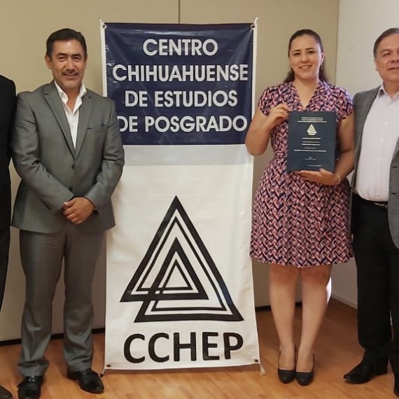 El CCHEP se congratula con el éxito profesional de la Mtra. Thelma Paola, muchísimas felicidades, enhorabuena!