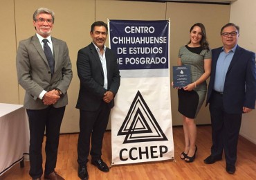 ¡Enhorabuena Mtra. Delma Villalobos, el CCHEP la felicita y desea mucho éxito en su trayecto profesional!