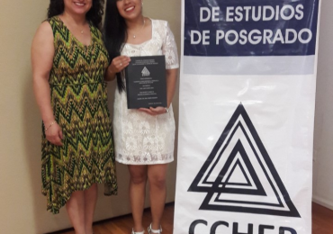 ¡Muchísimas felicidades Mtra. Kenia Mares López, el CCHEP le desea éxito y parabienes en su trayecto profesional!