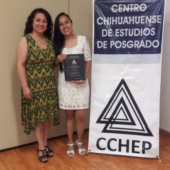 ¡Muchísimas felicidades Mtra. Kenia Mares López, el CCHEP le desea éxito y parabienes en su trayecto profesional!