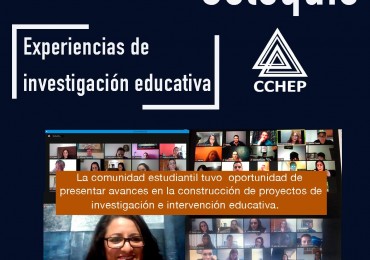 CCHEP llevó a cabo el coloquio de investigación, en esta ocasión denominado: “Compartiendo experiencias de investigación”.