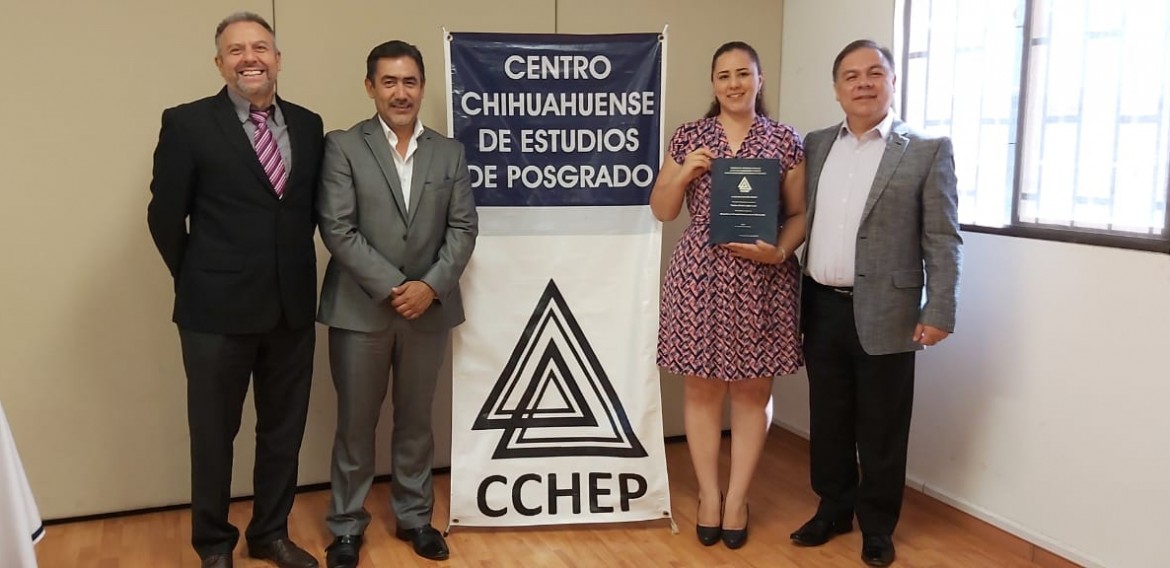 El CCHEP se congratula con el éxito profesional de la Mtra. Thelma Paola, muchísimas felicidades, enhorabuena!